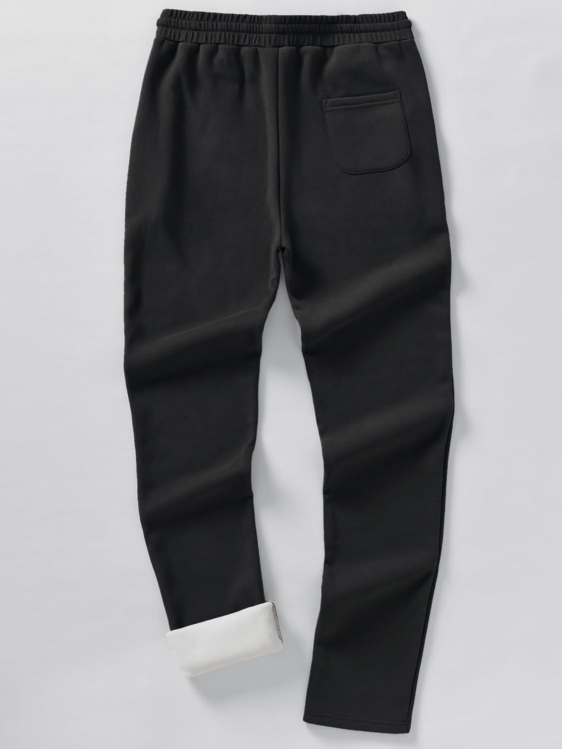 Weintee Men's 36" Inseam Tall Fleece Pants Sherpa Lined Sweatpants Long Length