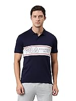 FILA Men’s Solid Straight Polo Shirt