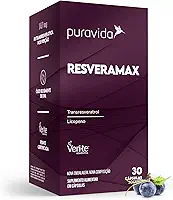 Puravida Vitaminas e Antioxidantes Resveramax Resveratrol 30 Cápsulas