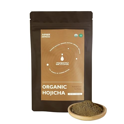 Hojicha Powder Orgánico Matcha Tostado Té Verde Polvo Estilo Japonés (1.76 oz)