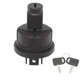 Ignition Rotary Switch with Keys Fit for J-OHN D-eere Turf System Walk-Behind Quik-Trak ZTrak Greensmower Utility Vehicle Lawn Mower Replaces AUC15805 TCA26088 TCA24615 UC10104 AUC13979