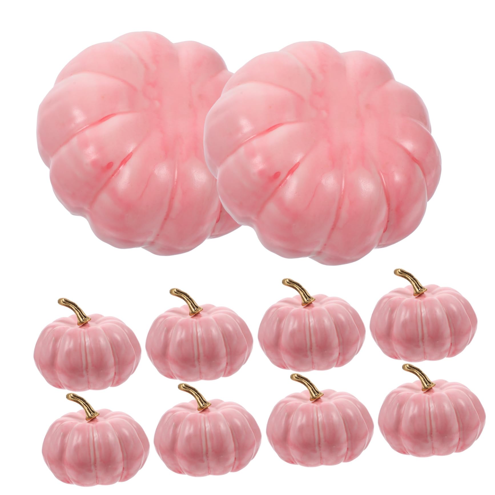 Calabazas de espuma ligeras que no manchan para mesas de Halloween