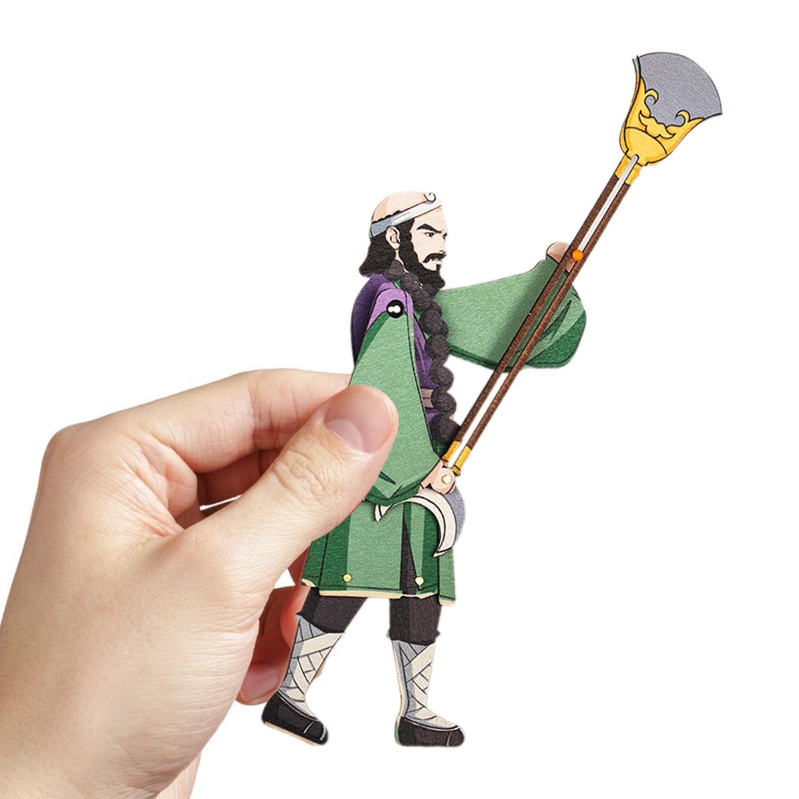 Chinese Shadow Puppet Toy Kits Crafts Stage Show for Game Prop Souvenir Show Sandy-image-2