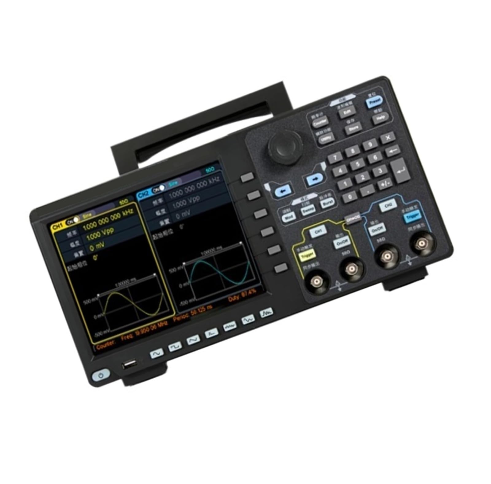 Generatore di segnale a doppio canale DT-SG2100T 100 MHz 500 MSa/s