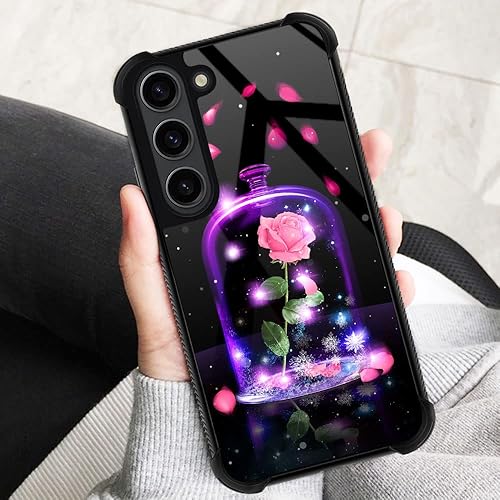 Miniatura 253 de Funda para Samsung Galaxy S23 Plus, protección de grado militar, esquinas a prueba de golpes, funda antiarañazos para Samsung Galaxy S23 Plus, flor