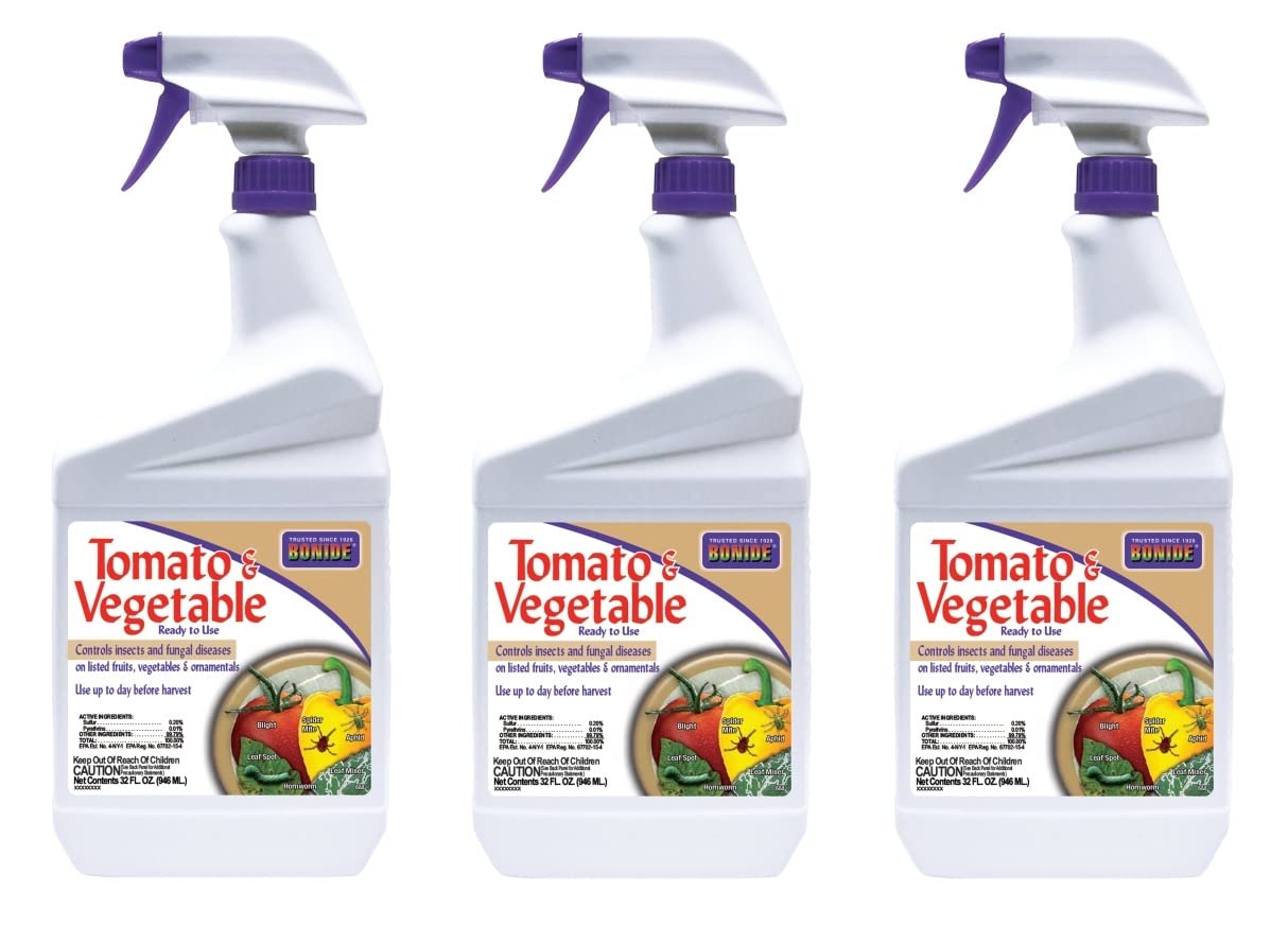 Tomato & Vegetable 3 In 1 Multiple Insects Rtu Pyrethrins 32 Oz3