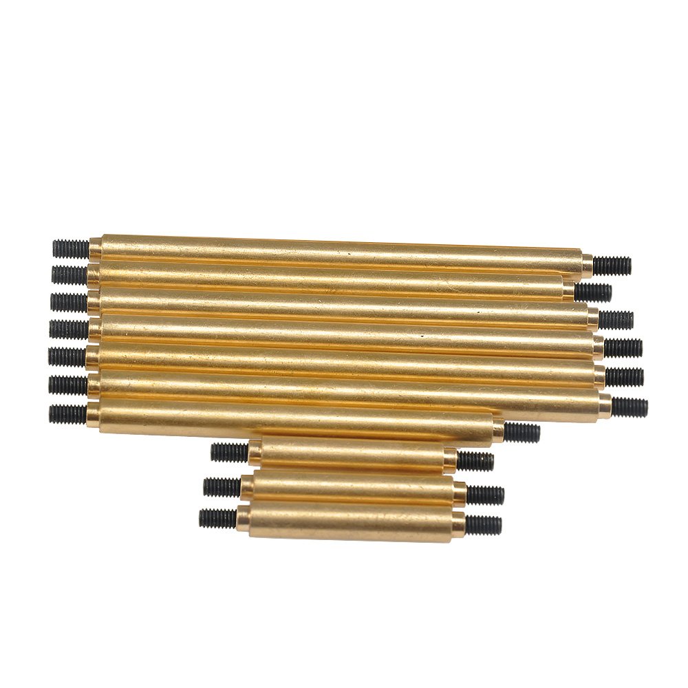 Sponsored Ad – XUNJIAJIE Copper Steering&Suspension Linkage Kit Upgrade for 1/10 RC Crawler Car Trx4 T4 Whole Car