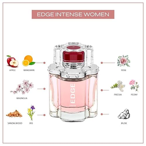 Miniatura 4 de Swiss Arabian - Perfume EDGE Intense, productos de Dubai, fragancia personal EDP en espray de larga duración, adictiva, un aroma seductor, aroma de
