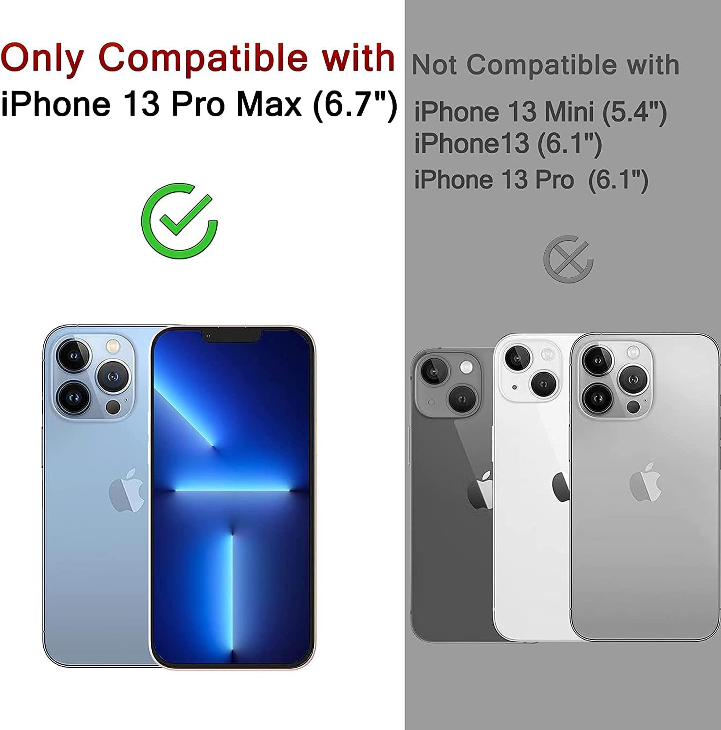 Popular Ferilinso Designed for iPhone 13 Pro Max Screen Protector, 3 Pack HD Tempered Glass with 2 Pack Camera Lens Protector, Case Friendly, 9H Hardness, Bubble Free, 5G 6.7 Inch, Easy Installation Cheap Ferilinso Designed for iPhone 13 Pro Max Screen Protector, 3 Pack HD Tempered Glass with 2 Pack Camera Lens Protector, Case Friendly, 9H Hardness, Bubble Free, 5G 6.7 Inch, Easy Installation