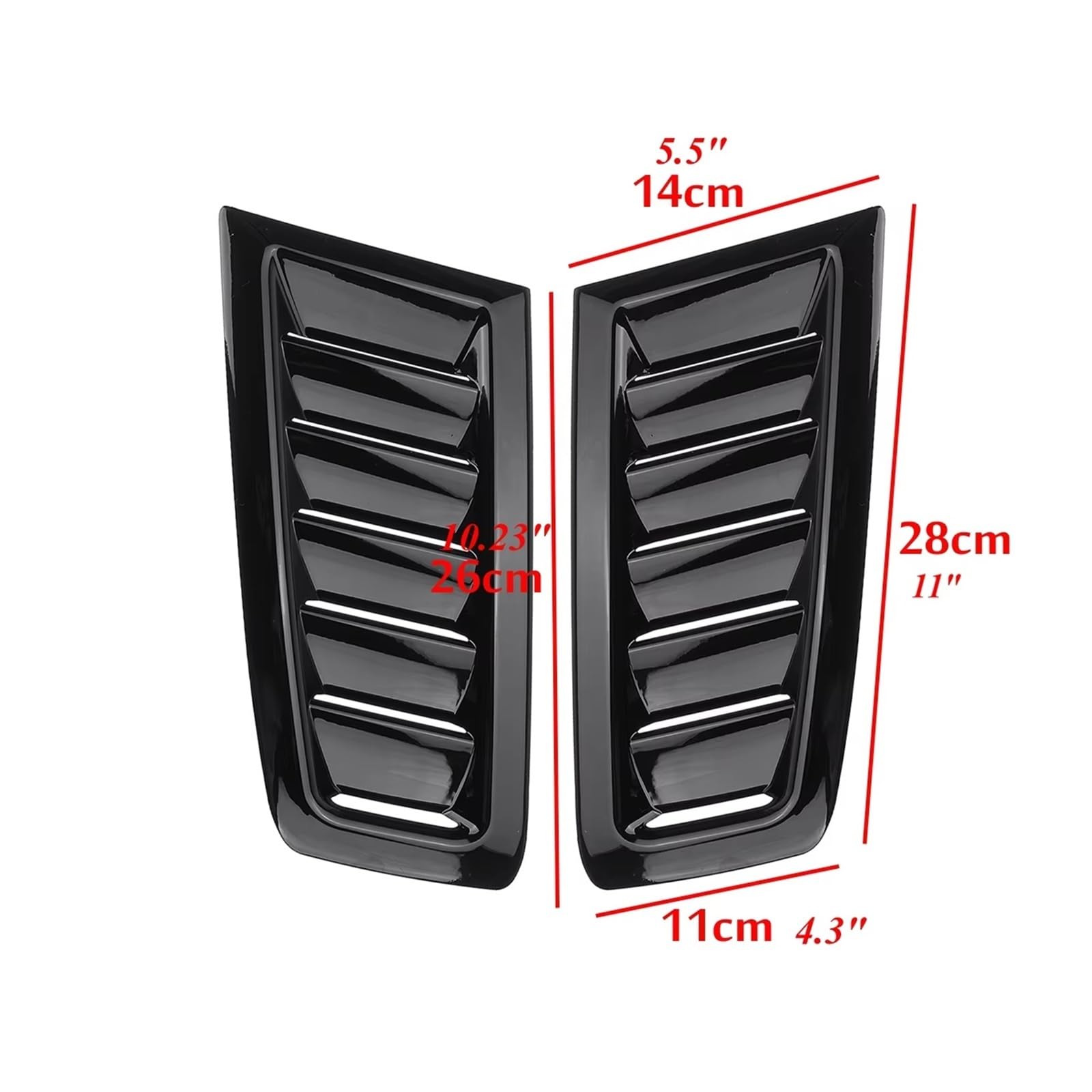 Kompatibel Mit Ford Für Focus RS ST MK2 MK3 Auto-Frontmotorhaube Motorhaube Lüftungsschlitze Luftauslass Motorhaube Lüftungsgitter