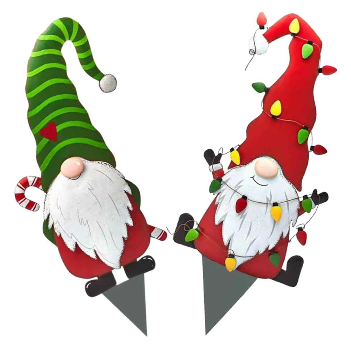 SUPVOX Lot de 2 décorations extérieures pour Le Jardin, Noël, piquets de Jardin, Insertion de Sol, décoration de Noël, de Père, Insert de, décoration de, Plaque