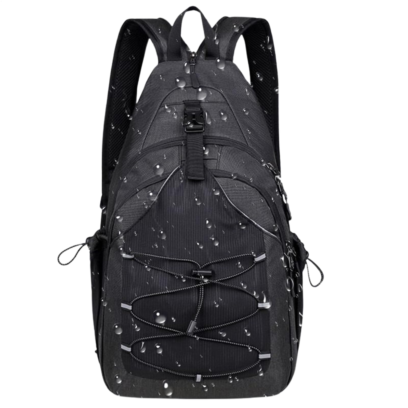 Mochila de viaje pequeña y bolsa de pecho compacta para senderismo y correr 8