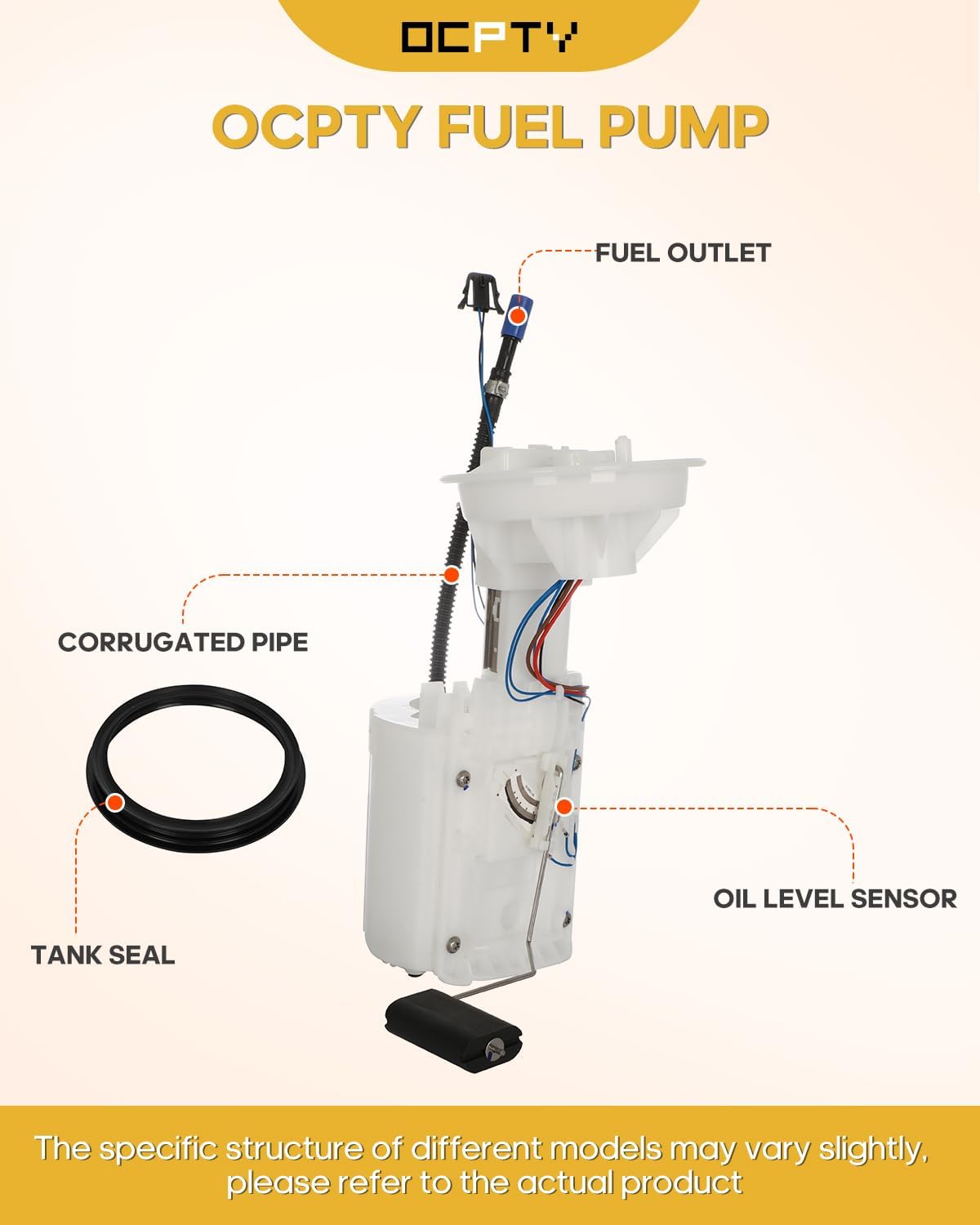 OCPTY Fuel Pump Electric Module Assembly Replacement for 2005-2008 for Mini Cooper 1.6L