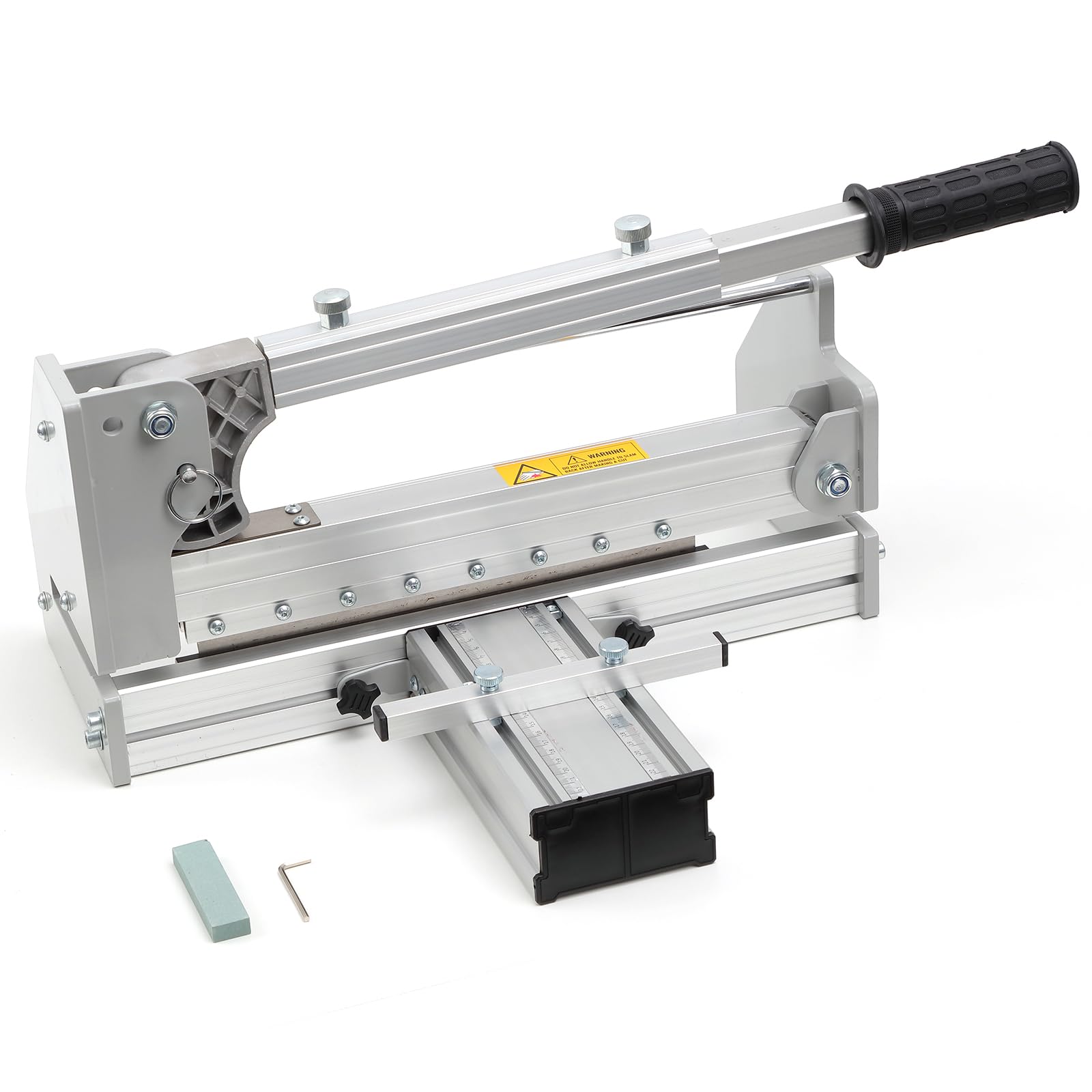 Taglierina Manuale per Laminato 300 mm, Spessore di Taglio 12 mm, Utensile Professionale per Pavimenti in Vinile, PVC, LVT, SPC, WPC, Parquet e Legno Ingegnerizzato, Taglio Pulito e Silenzioso