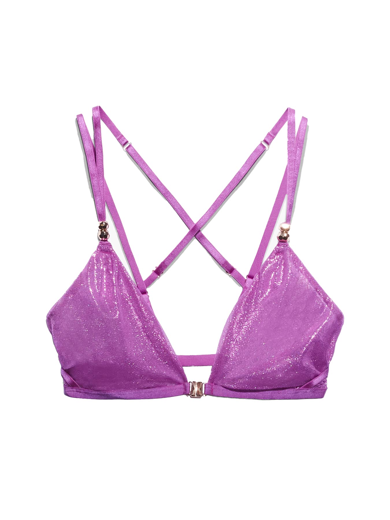 Savage X Fenty Women's Gathered Mesh Strappy Bralette