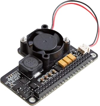 UCTRONICS for Raspberry Pi 4 PoE HAT with Cooling Fan, Mini Power Over Ethernet Expansion Board for Raspberry Pi 4 B, 3 B+ and Rackmount