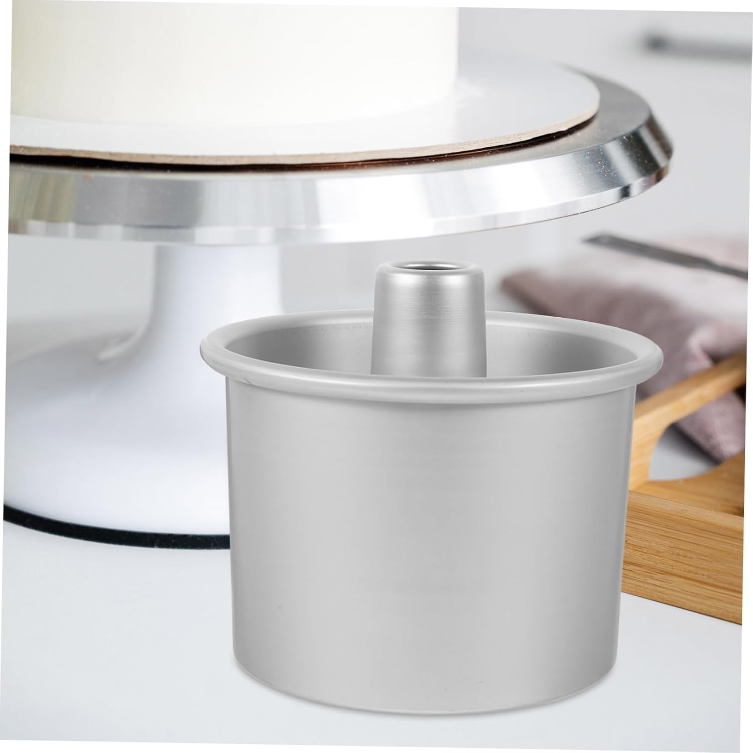 Garneck Cake Pan Nonstick with Removable Bottom Aluminum Alloy
