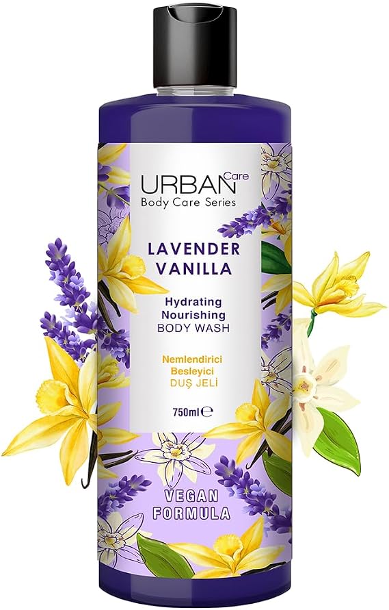 Urban Care Lavender & Vanilla Yenileyici ve Pürüzsüzleştirici Duş Jeli, 750 ml