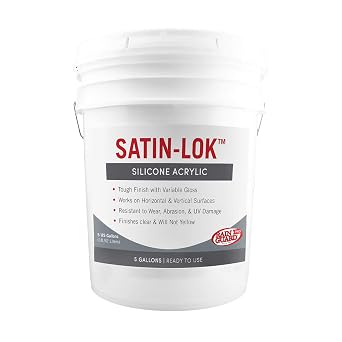 Rain Guard Water Sealers CR-1405 Satin-Lok High Gloss Acrylic Professional Sealer, 5 Gallon Non-Toxic Sealer