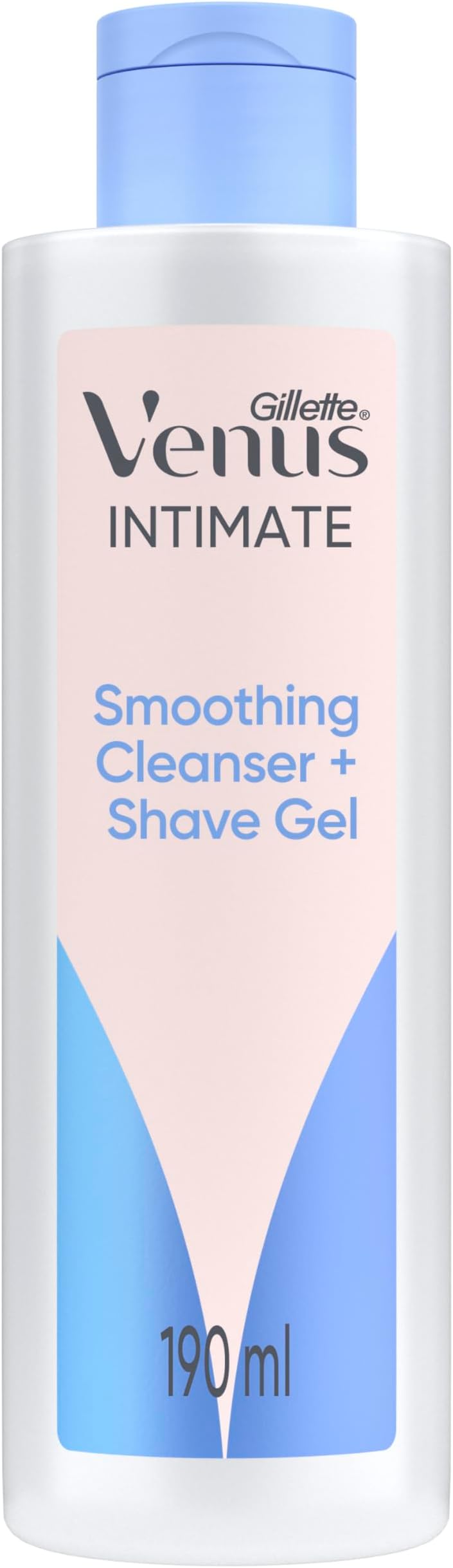 Gillette Venus 2-in-1 Cleanser, Shave Gel for Pubic Hair and Skin Women, 190ml