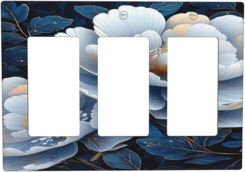 Miniatura 167 de Cubiertas Decorativas de Arte para Interruptores de Luz, Hojas de Otoño, Placa de Pared de Palanca Individual, Cubierta Decorativa de Interruptor,