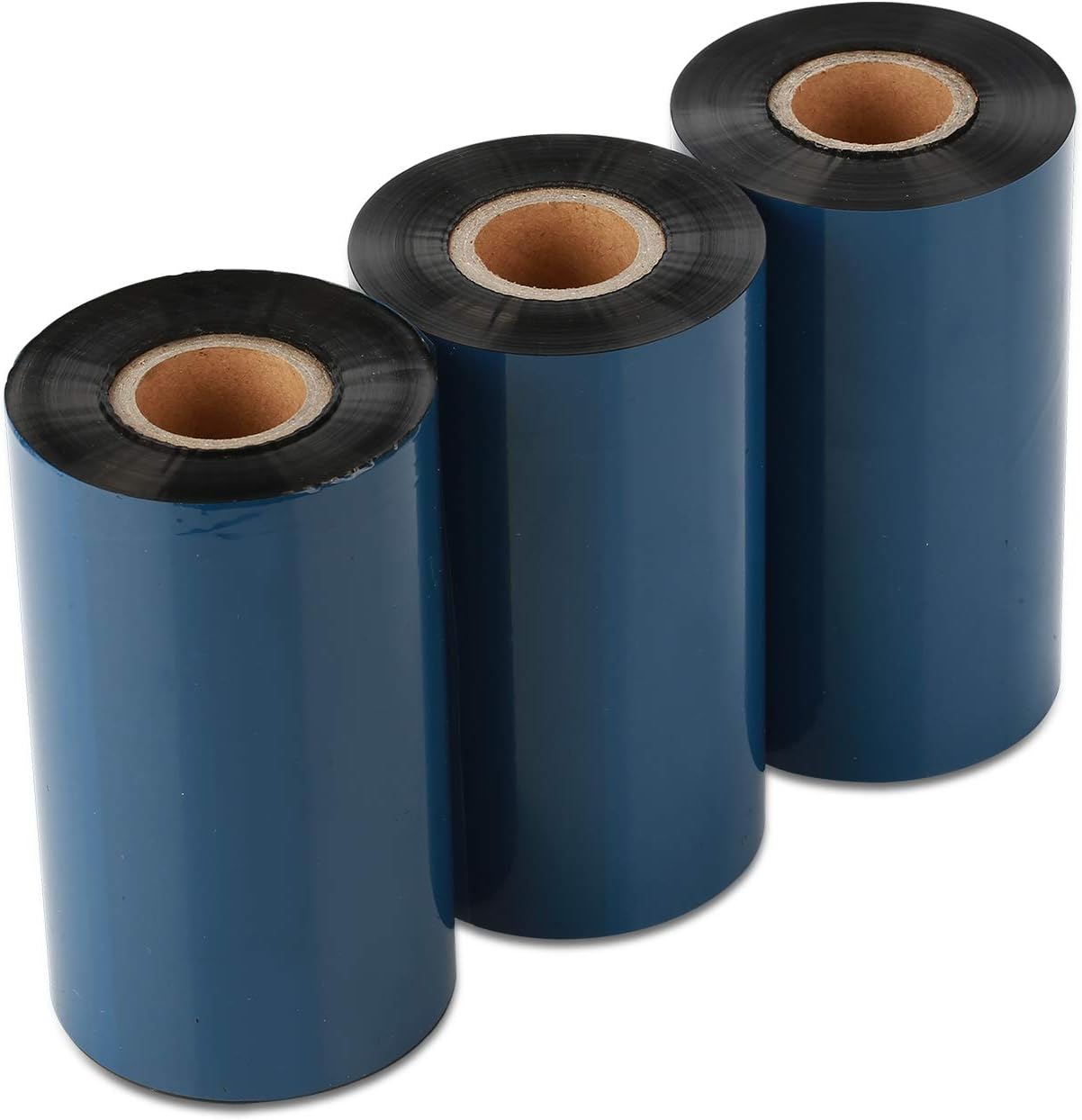 Thermal Transfer Ribbon -1ROLL 4.33" x 984'/110mm x 300m Black Wax Resin Ribbons 1" Core Ink Out for Zebra Sato Datamax Tsc TEC Printer