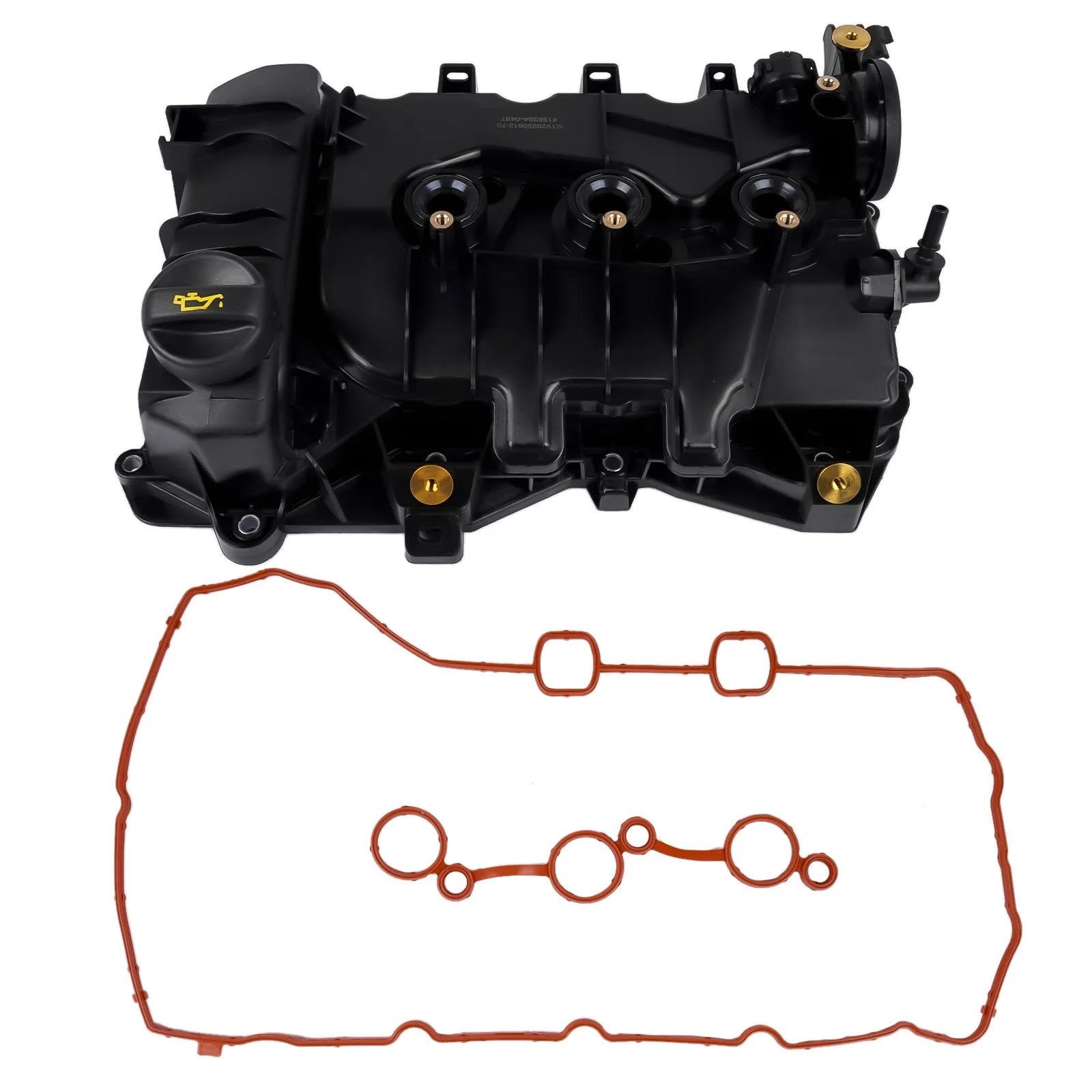 Coperchio valvola in alluminio Coperchio E Guarnizione Della Valvola Del Motore Per Citroen C3 Per C-Elysee 1.2 VTi E PureTech 9811067580