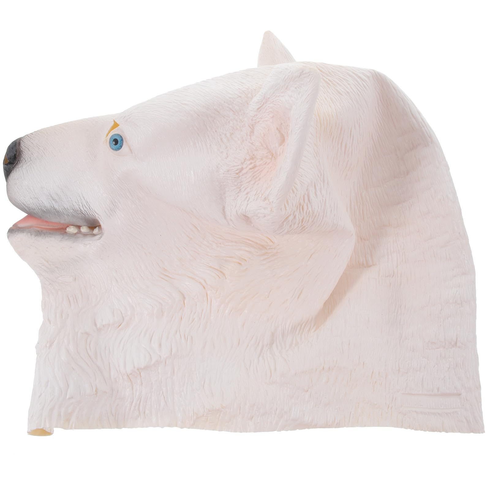 Masque chien blanc pour soirées déguisées et animations de carnaval - 8