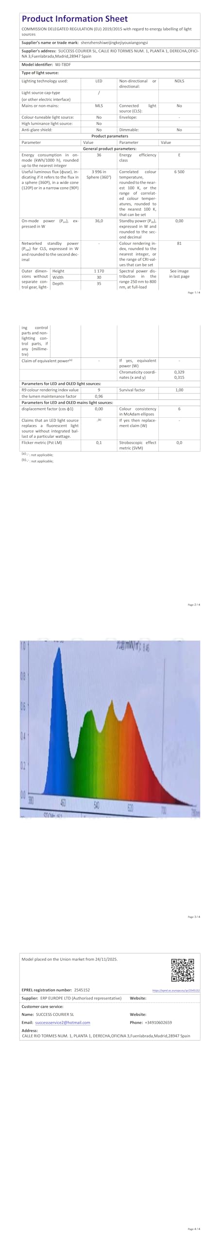 LED Feuchtraumleuchte 120CM 36W 3996LM 6500K IP65 Wasserfest Deckenleuchte Werkstattlampe 30 Pack