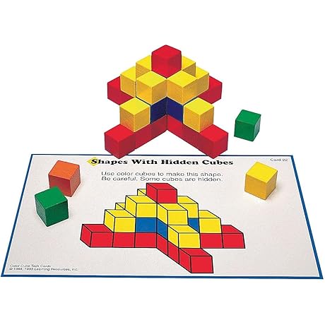 Learning Resources Creative Color Cubes: Counting, Math Skills, and Fine Motor Development for Toddlers