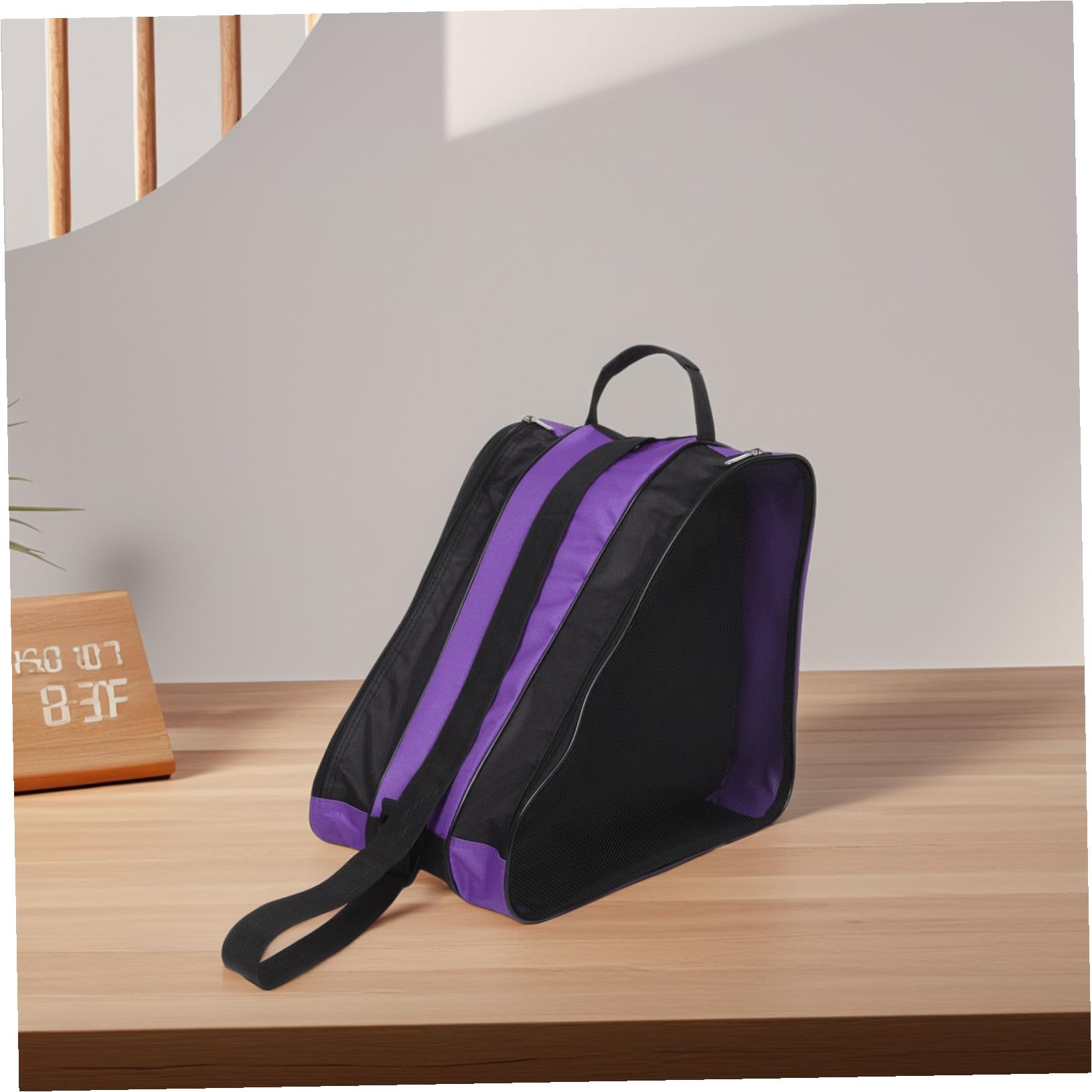 TOYANDONA 2piezas Bolsa para Patines de Hielo Portátil con Cremallera para Guardar Zapatos para Patinadores y Exteriores