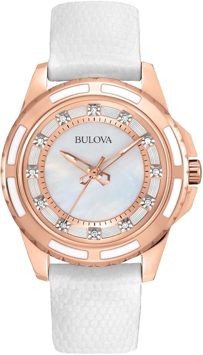 Bulova Diamonds 98S119 - Orologio da Polso Donna Bulova Diamonds 98S119 - Orologio da Polso Donna