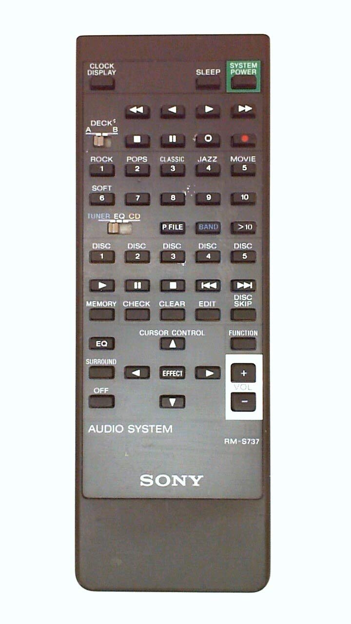 SONY オーディオリモコン RM-S737 【公式通販】