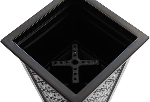 Miniatura 7 de FCMP Outdoor Casablanca - Maceta de riego automático (paquete de 2) – Juego de 2 macetas grandes para porche, patio, exterior/interior