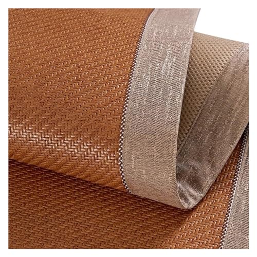 Colchoneta de bambú para dormir, gruesa y plegable, para camas individuales y matrimoniales, transpirable, 1,5 x 2 m, perfecta para clima cálido, camping, yoga y relajación