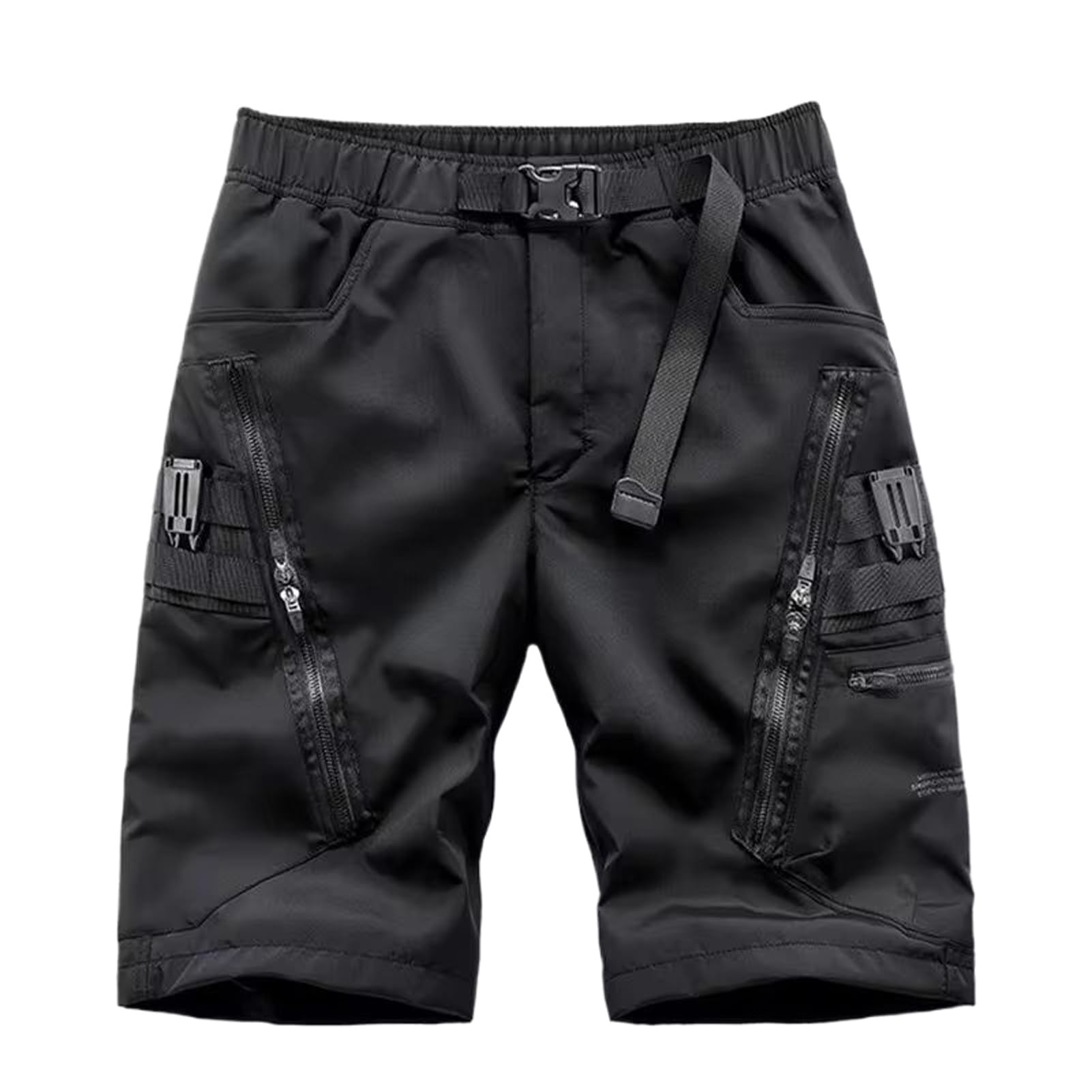 Multi-Pocket Punk Hip Hop Cargo szorty męskie taktyczne na co dzień krótkie spodnie do kolan