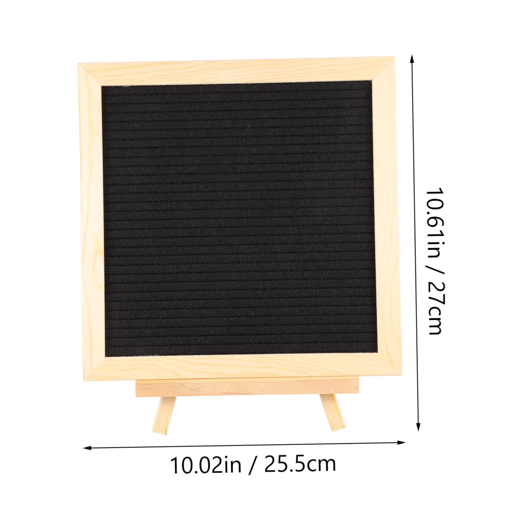 SEWACC 1 Set Message Board The Office Ornaments Letters Board Felt Decorative Display Board Framed Chalkboard Office Decore Message Pad DIY Message Frame DIY Letter Boards Wood