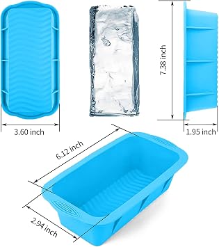 Extra Large Ice Block Mold for Ice Bath, 4 Pack 9.4lb Big Ice Cube Molds, Silicone Ice Bath Accessories Water Chiller for Cold Plunge or Coolers