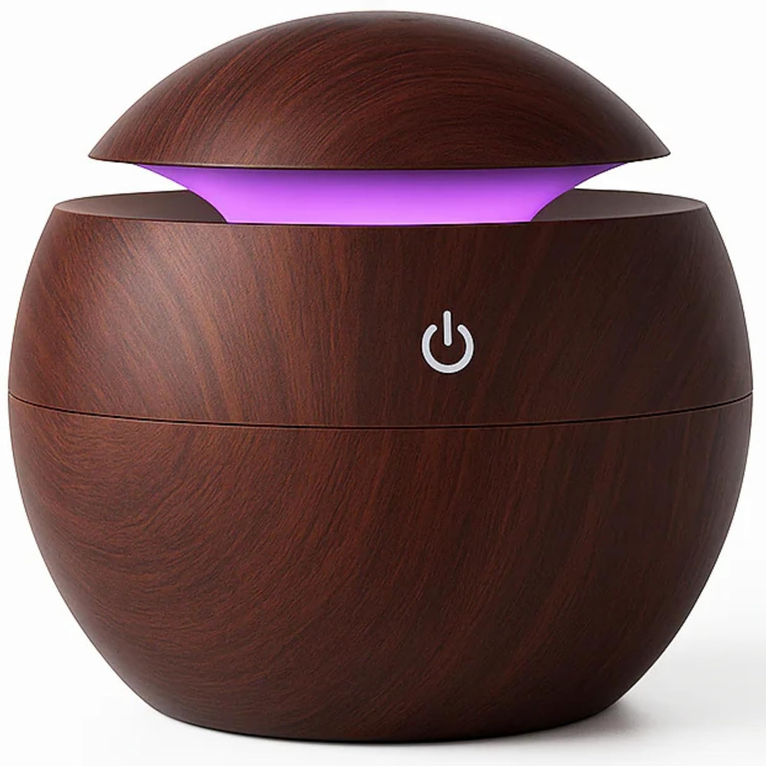 Airthiere Essential Aroma Oil Humidifier for Room Fragrance & Moisture || Electric Kapoor Diffuser || Auto Round Air Freshener Spray Can Cool Home || H20 Air Aromatherapy (Dark Wooden)-image-17