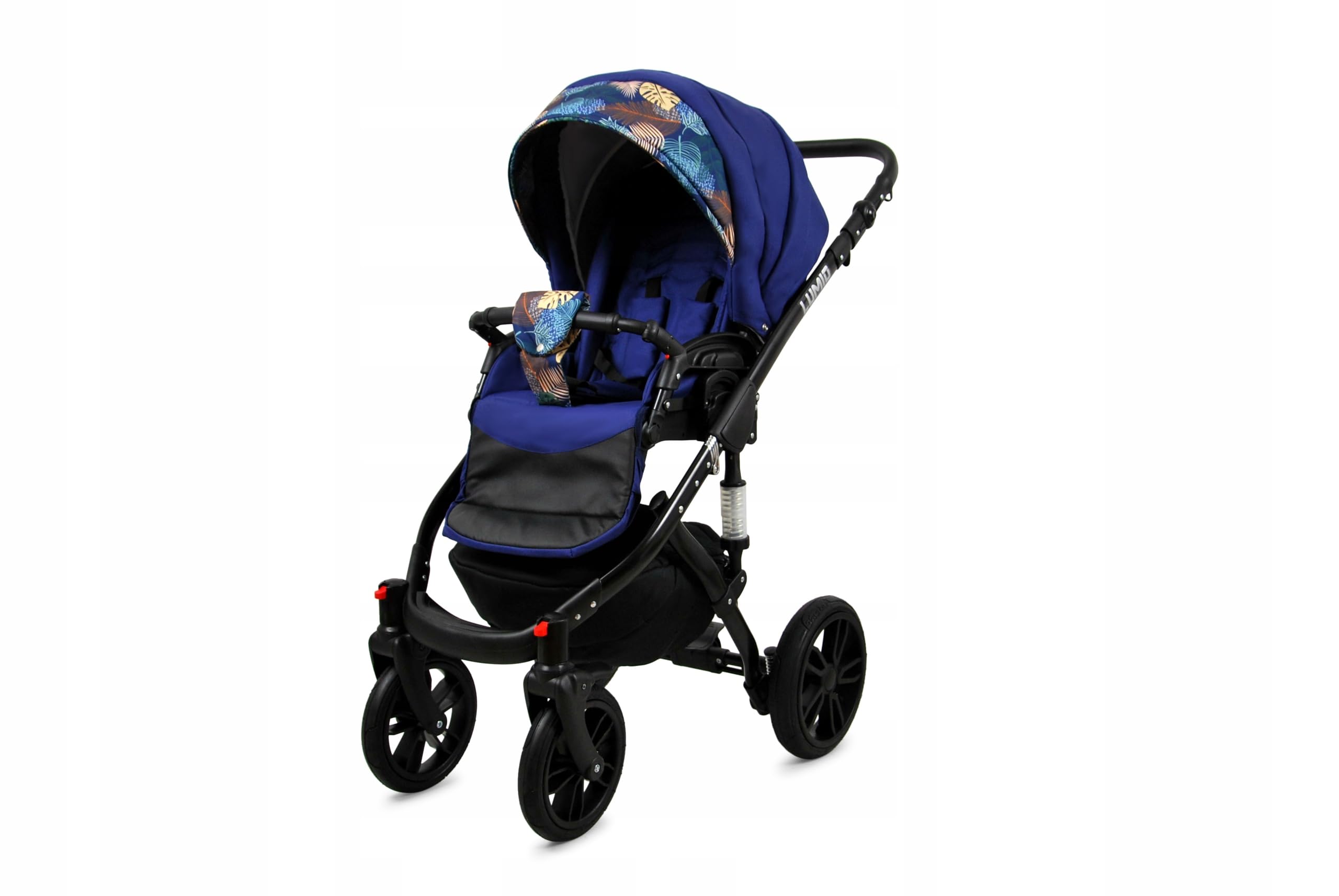 BabyLux® Carrito de Bebé Sistema de Viaje Set 3 en 1 - Lumio - incl. Capazo, Silla de Paseo, Silla Coche - Cochecito - con Bolso cambiador, Cubierta para la lluvia, Mosquitera etc.