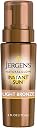 Jergens Natural Glow Instant Sun Body Mousse, Self Tanner for Light Bronze Tan, Sunless Tanning Body Bronzer for Natural Looking Color Instantly, 6 Fl Oz