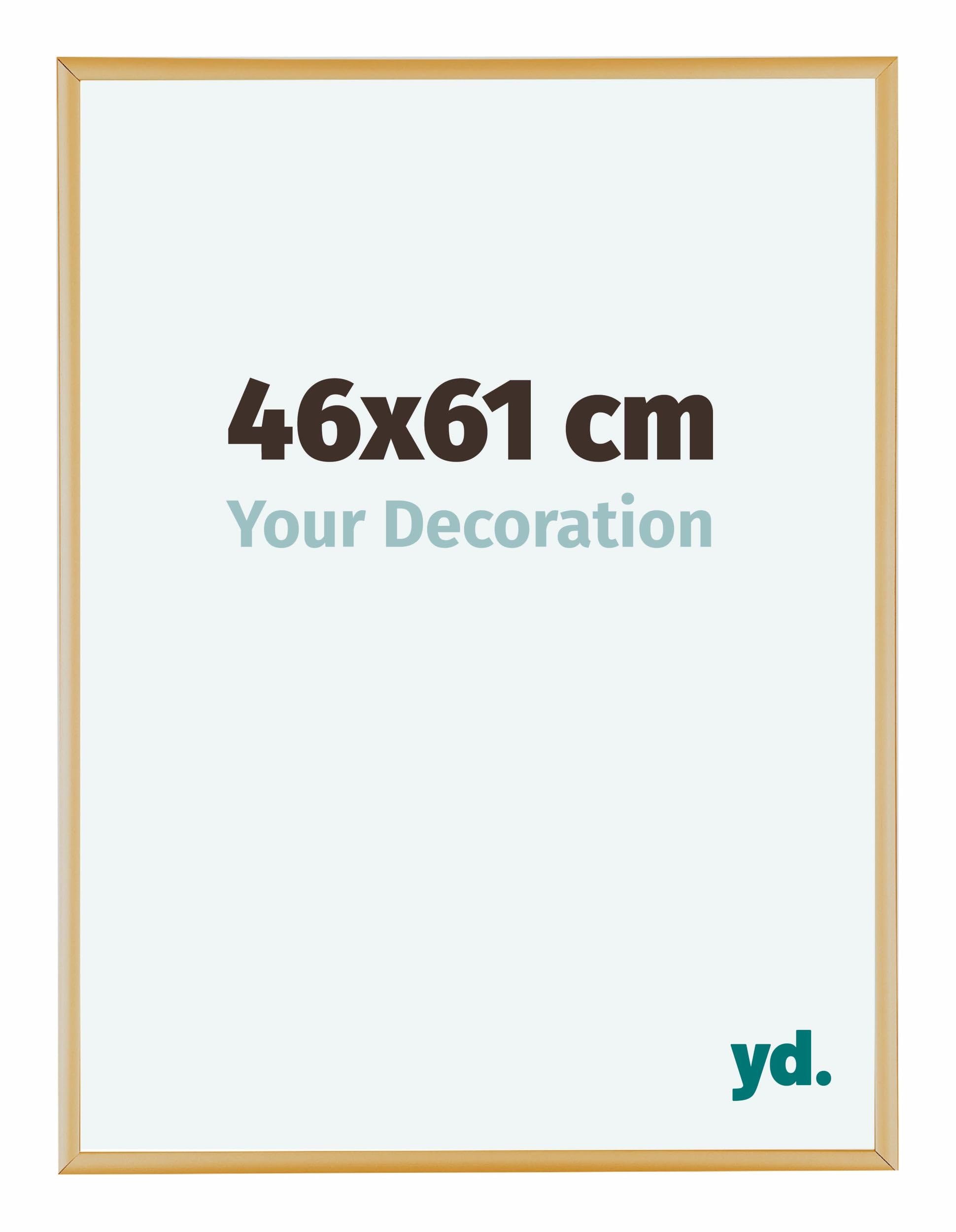 Your Decoration - Picture Frame 46x61 cm - Gold Vintage - Decorative Wall Frame in Aluminium with Antireflection - Frame 46x61 - Kent