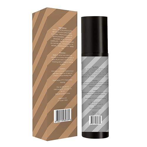 Miniatura 5 de Spray texturizante de sal marina, fijación voluminizadora y matificante (5.2 onzas líquidas), añade vida y textura al tacto, aspecto flexible y