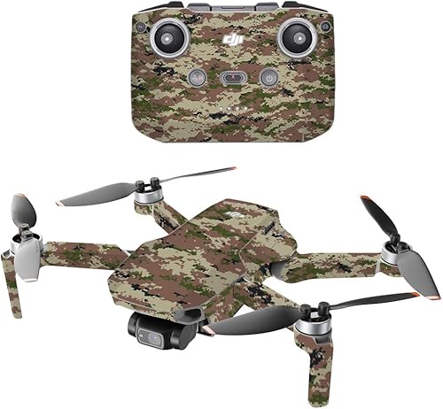 Vista 31 de Mighty Skins Compatible con DJI Mini 2 Dron portátil – DRT protectora, duradera y única, cubierta de vinilo fácil de aplicar, quitar y cambiar