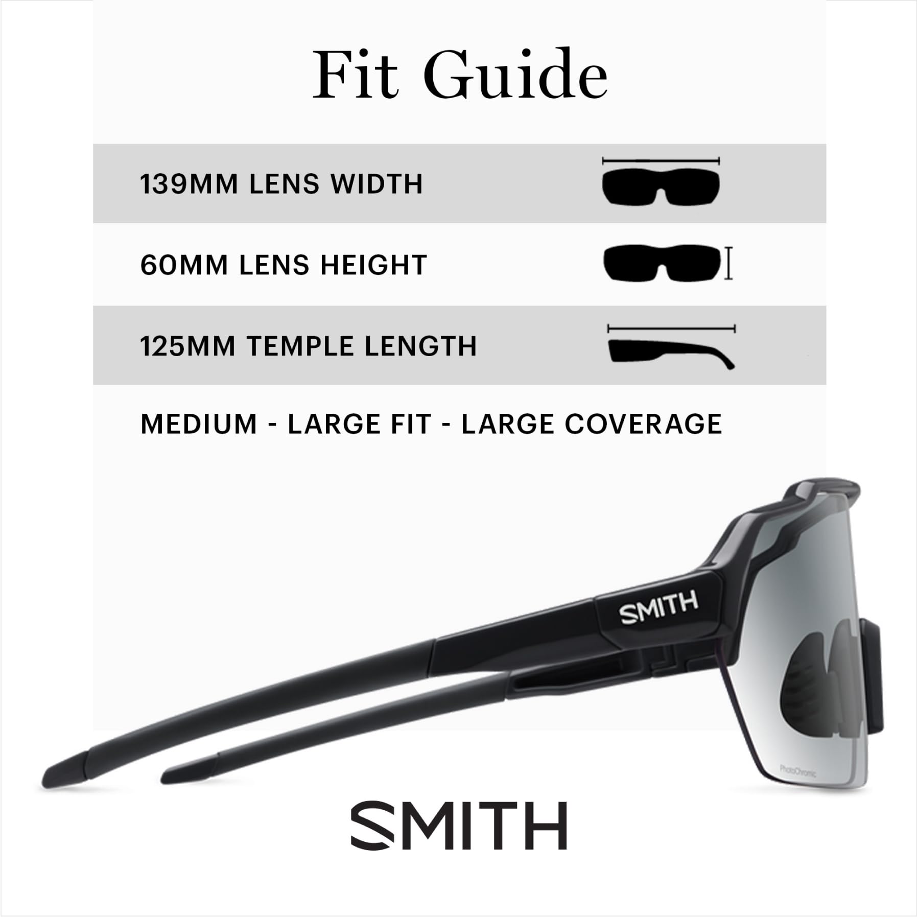 Occhiali da sole SMITH SHIFT SPLIT MAG 807 BLACK 99/1/125 UNISEX