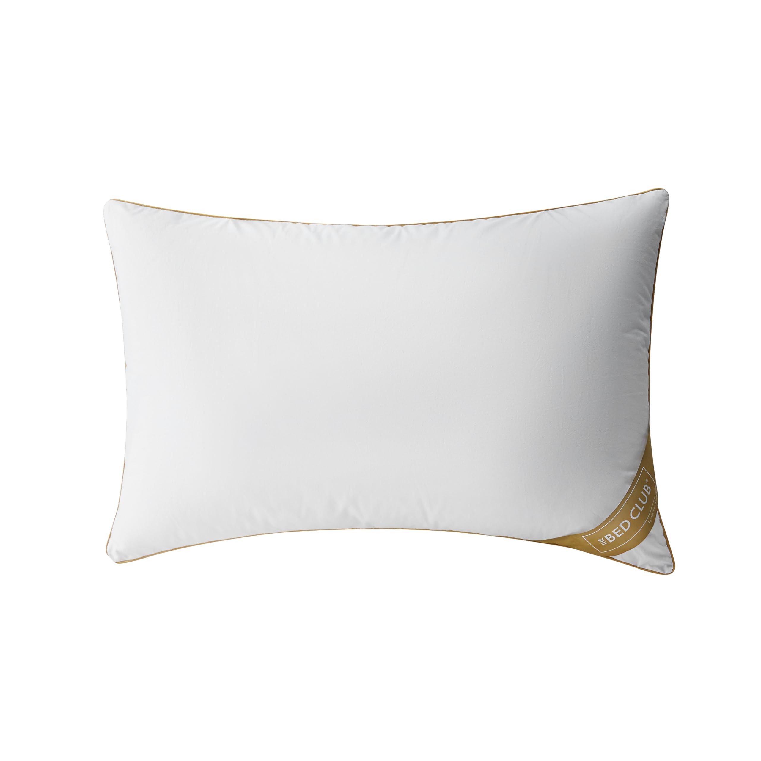GC GAVENO CAVAILIA Medium Support Pillow 1 Pack With 100% Cotton Cover | Bounce-Back Neck Support Bed Pillows Standard Size Single Pillow | Hotel Quality Pillows For Back Pain & Side Sleepers, 74x48cm