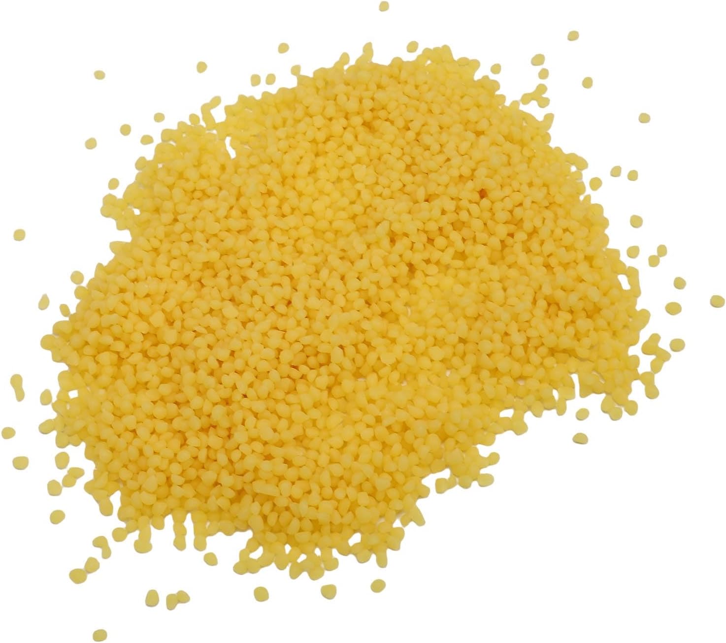 Depisuta 1000g Beeswax Pellets, 100% Pure Beeswax Candle Making Supplies, Make Lip Balm, Candles, Soap, Lotion, Cream, Body Butter, Beauty, Skin Care, & Crafts, DIY Home Essentials (Yellow)