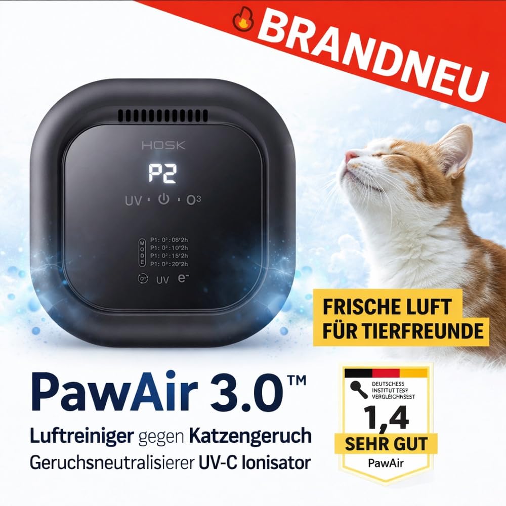 PawAir 3.0 oczyszczacz powietrza, neutralizator zapachów UV-C