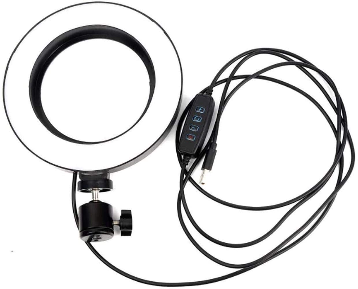 HMTE Remplir la lumière 26cm LED téléphone Portable en Direct lumière de Remplissage Anneau lumière Anneau lumière beauté Selfie Photographie éclairage lumière (trépied 68cm)