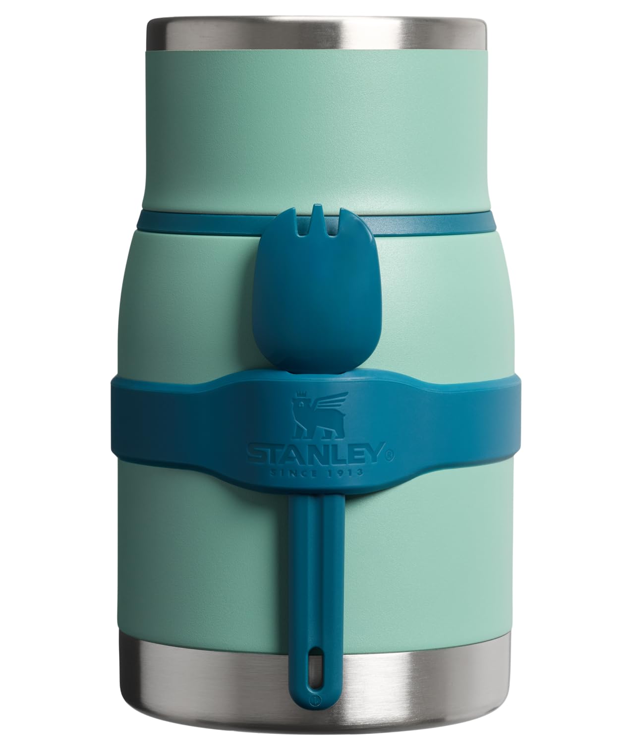 STANLEY Adventure To-Go Food Jar and Spork, 24 oz, Spring Green